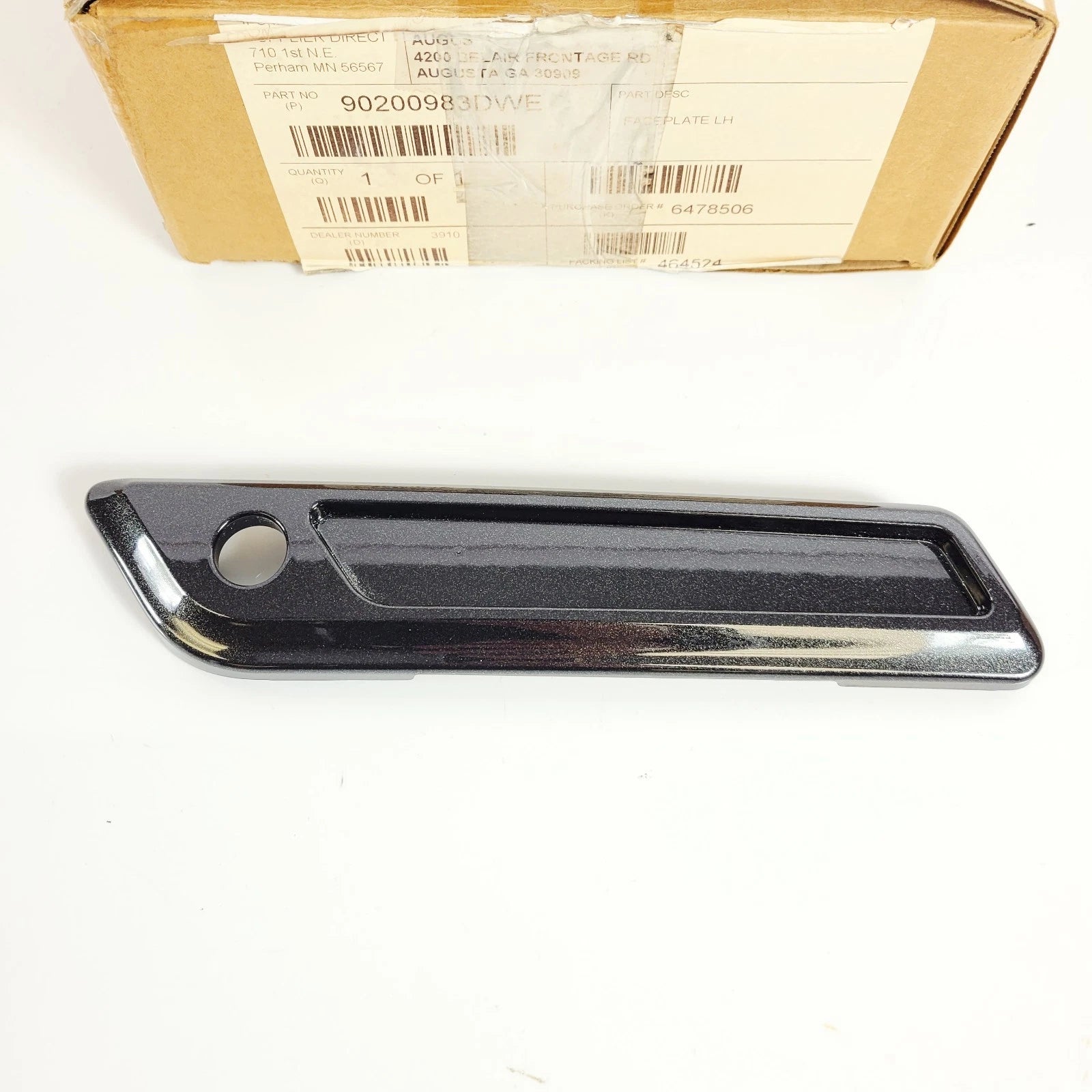 Left Saddlebag Latch Cover for Harley-Davidson Road Glide (2016) - Black Quartz