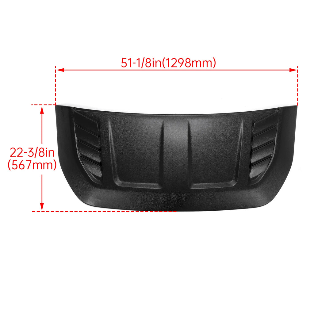 Hood Scoop Vent Trim for Ford Bronco (2021-2023) Black Retro Style