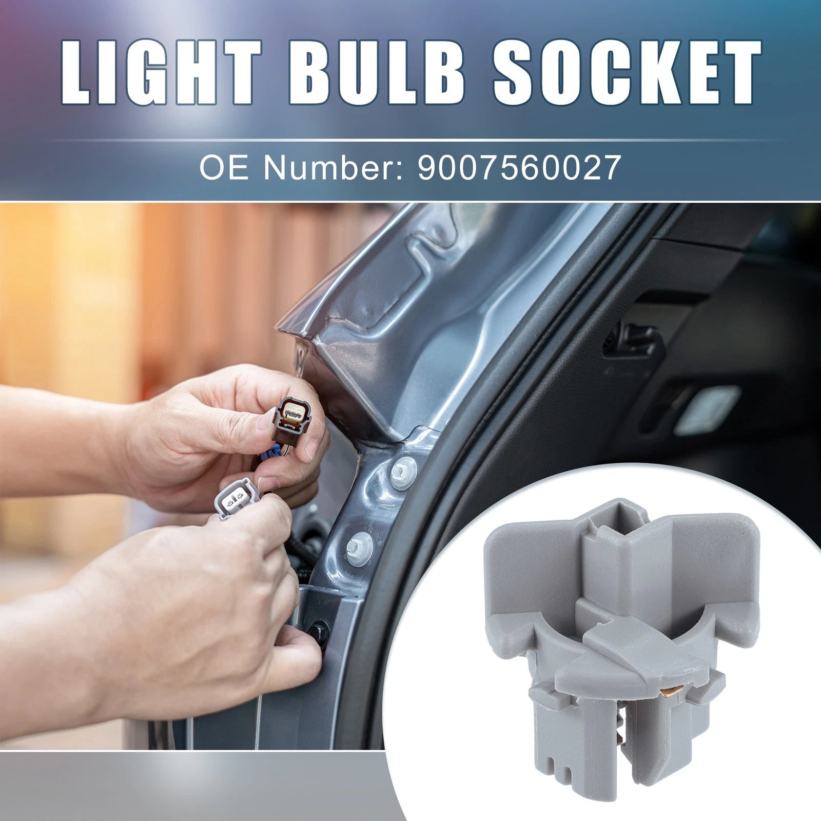 Lamp Socket No. 9007560027 for Toyota Yaris (2007–2016)