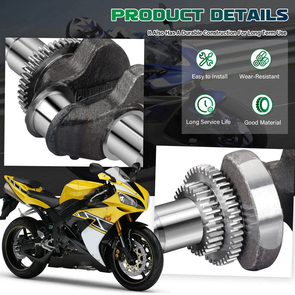 Crankshaft Connecting Rod .25mm O.S Piston Top End Gasket for Yamaha G11 G16 G20