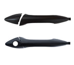 Set of 2 Door Handle Outer Black for Hyundai i30 GD (2012–2017)