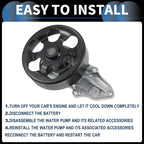Water Pump for Honda CR-V (2002–2006) No. 19200PNA003 with Rubber Ring Kit