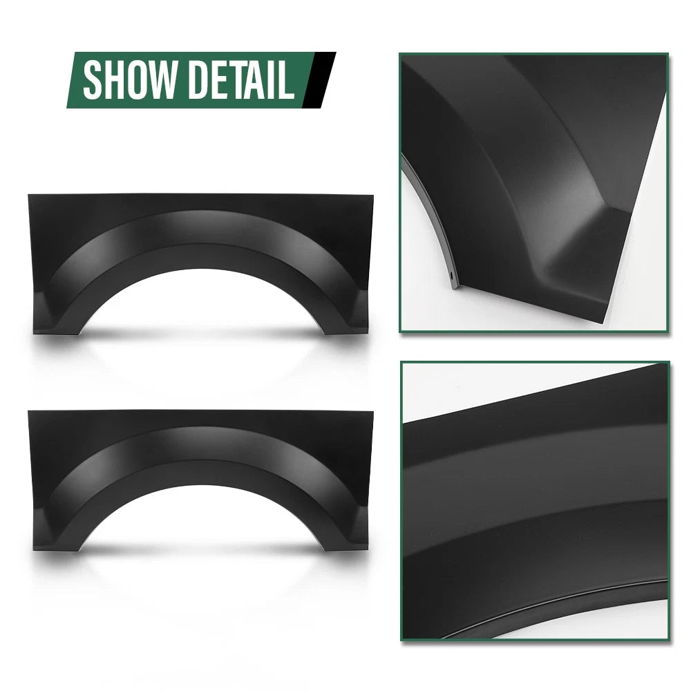 Pair Rear Upper Wheel Arch Repair Panels for Ford F150 Crew Cab (2004–2008)