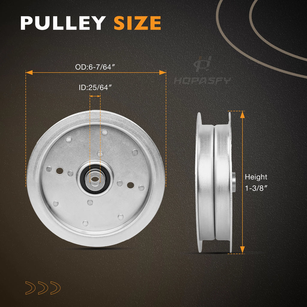 Flat Idler Pulley for Wright Commercial Lawn Mower (71460009)