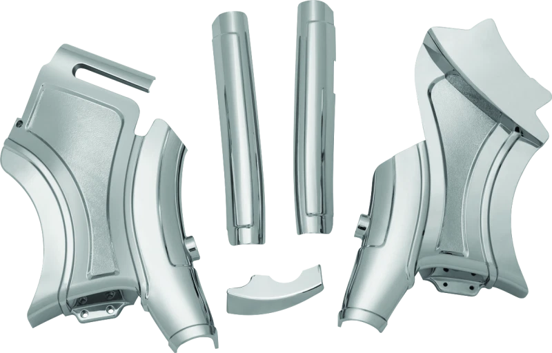 Kuryakyn Chrome Neck Cover Kit for Indian Chieftain & Roadmaster (2014–2017)