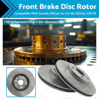 Brake Disc Rotor Set for Toyota Corolla ZZE152 ZRE152 (2007–2013)