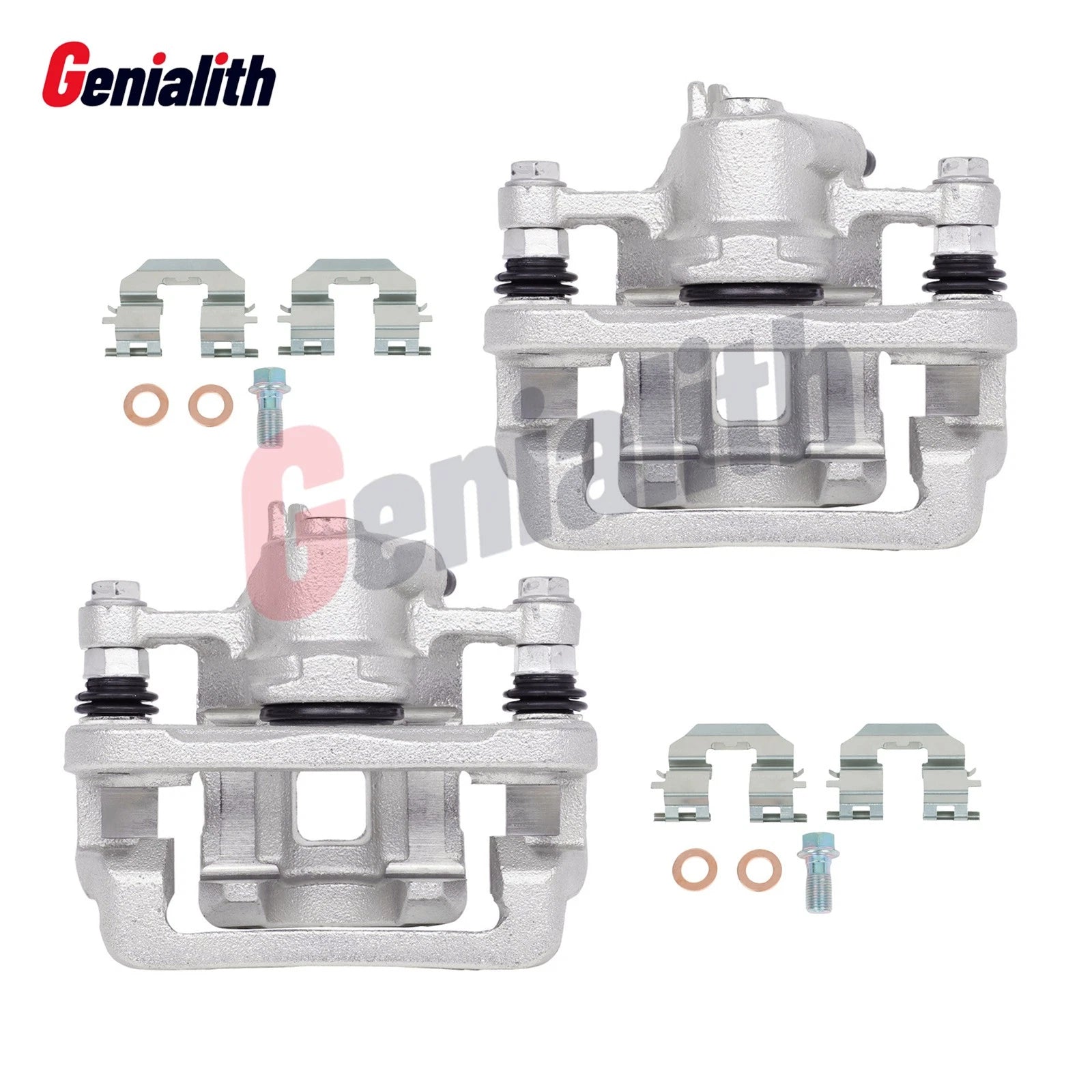 2X Rear Brake Calipers with Bracket for Kia Soul (2010–2013)