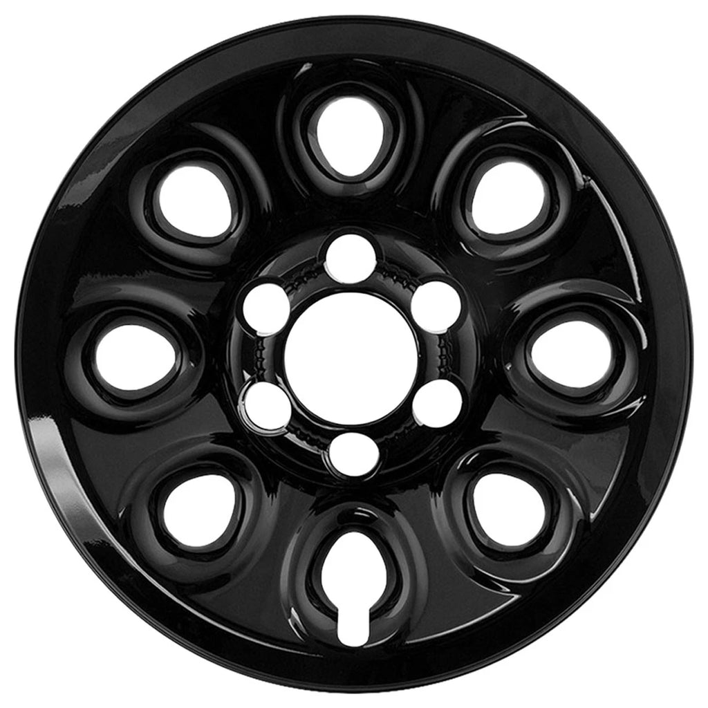 Wheel Skins Gloss Black Set of 4 for 2005–2014 Chevy Suburban