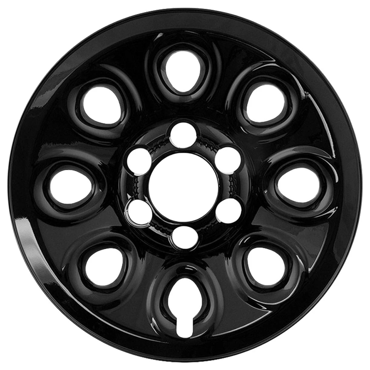 Wheel Skins Gloss Black Set of 4 for 2005–2014 Chevy Suburban