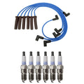 NGK Wire Set & Denso 6 Double Platinum Spark Plugs for Century Lumina (1990–2001)