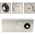 15 Gallon Polished Aluminum Racing Fuel Cell Gas Tank w/ Cap Level Sender