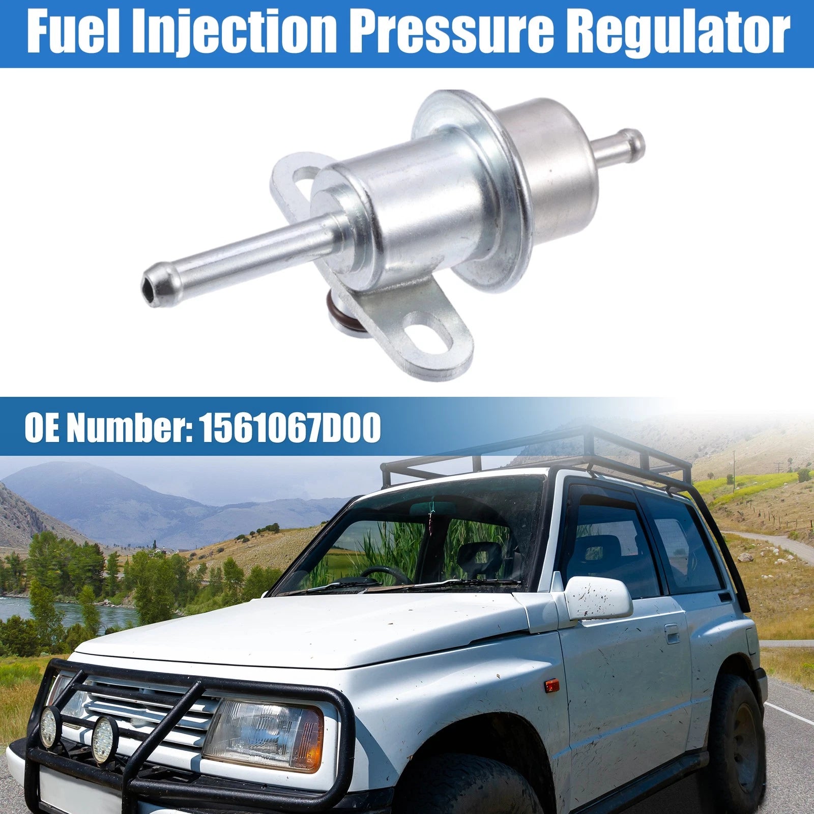 Fuel Injection Pressure Regulator for Chevrolet Tracker (1999–2004) Replaces 1561067D00