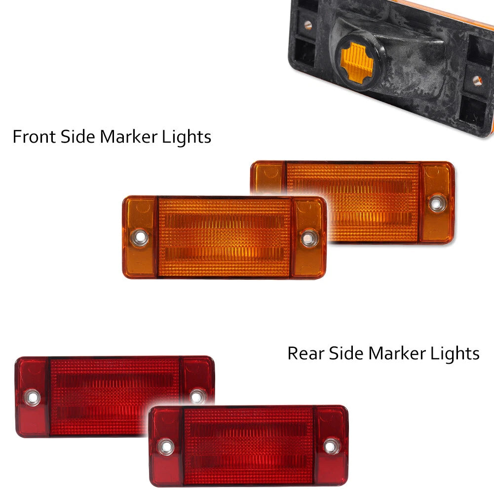 Side Marker for Ford F-100 F-250 F-350 (1970–1972) Front & Rear