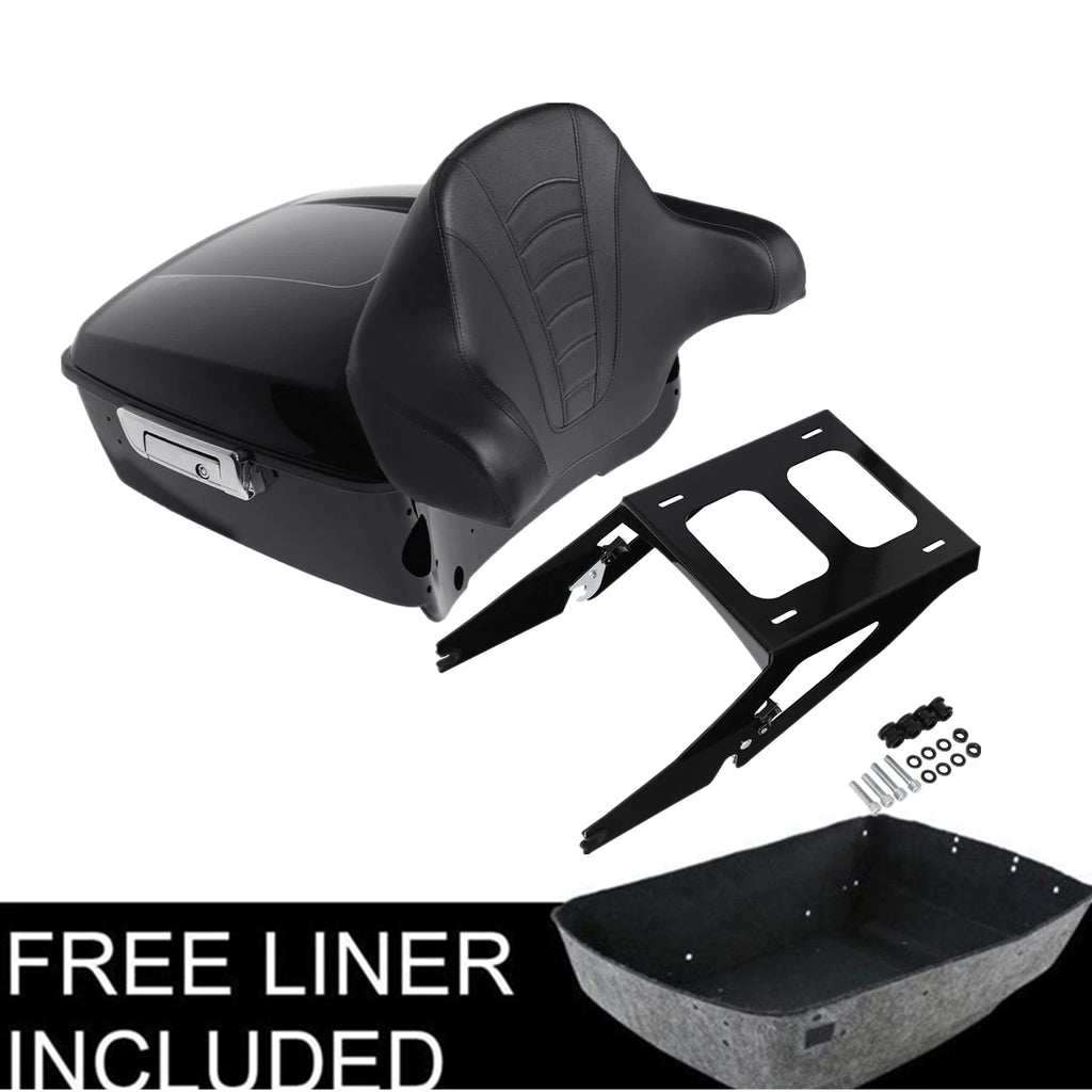 Trunk Backrest Pad Mount Rack for Harley Sport Glide FLSB (2018–2023)