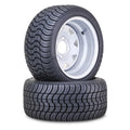2 Wanda Golf Cart Tire Assembly 225/35-12 w/4x4" PCD ET-25.4 Silver Wheel