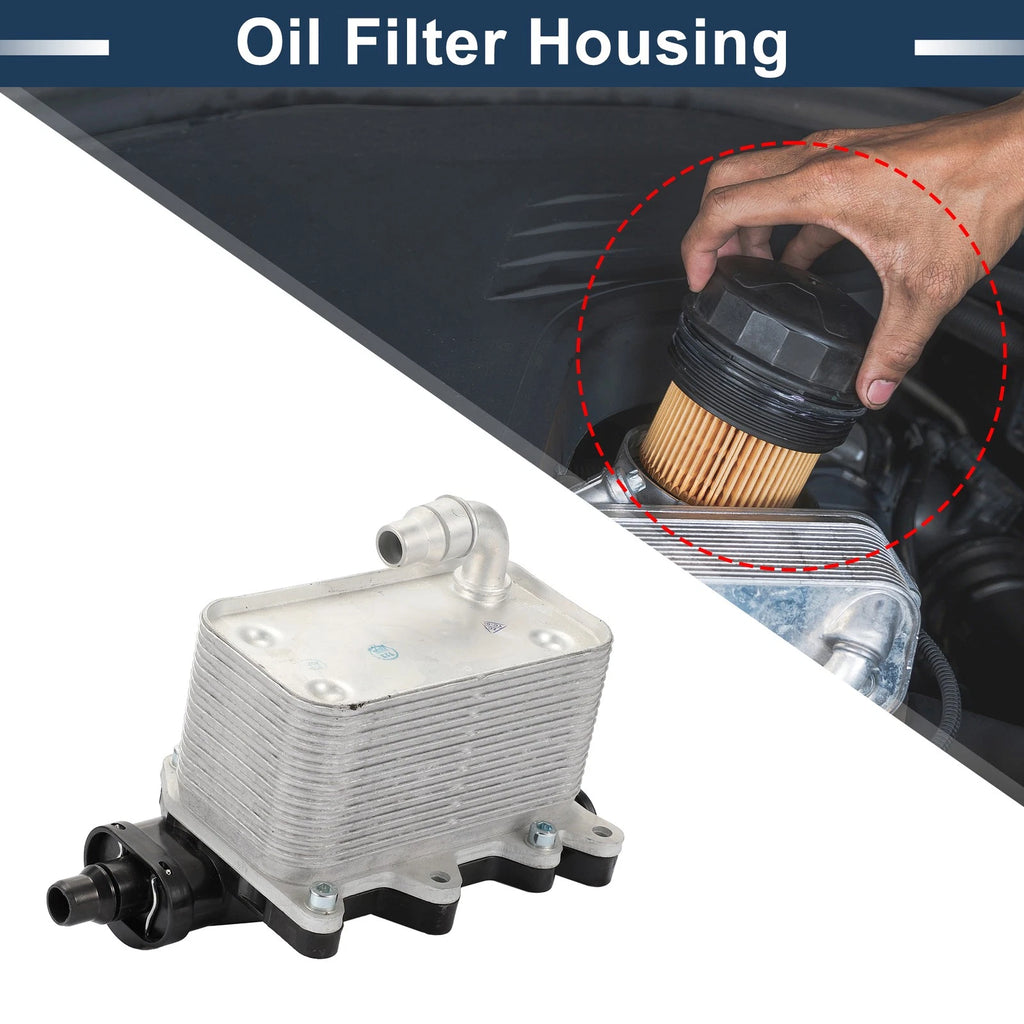 Engine Oil Cooler Filter Housing for BMW 5 6 7 Series (No. 17217803830)