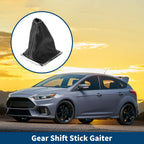 1 Pc Gear Shift Gaiter for Ford Focus (2005–2012) Black White Leather