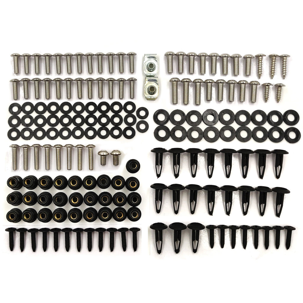 Complete Fairing Bolt Kit for Kawasaki ZX10R (2006–2007) - Stainless