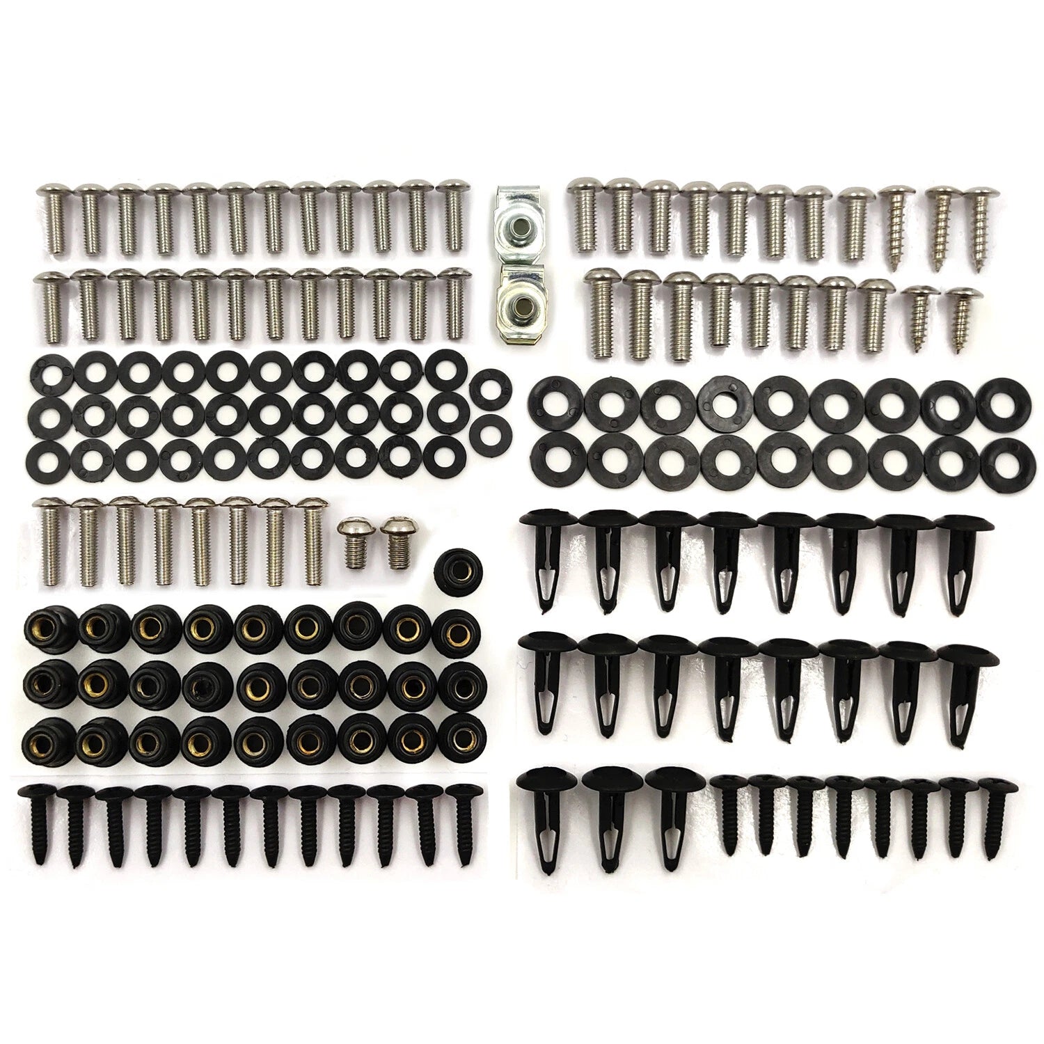Complete Fairing Bolt Kit for Kawasaki ZX10R (2006–2007) - Stainless
