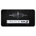 Dual Chrome on Black License Plate - Officially Licensed for Lincoln MKZ