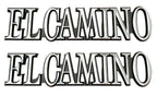 Quarter Panel Emblems Pair Replacement for 1978–1987 Chevy El Camino