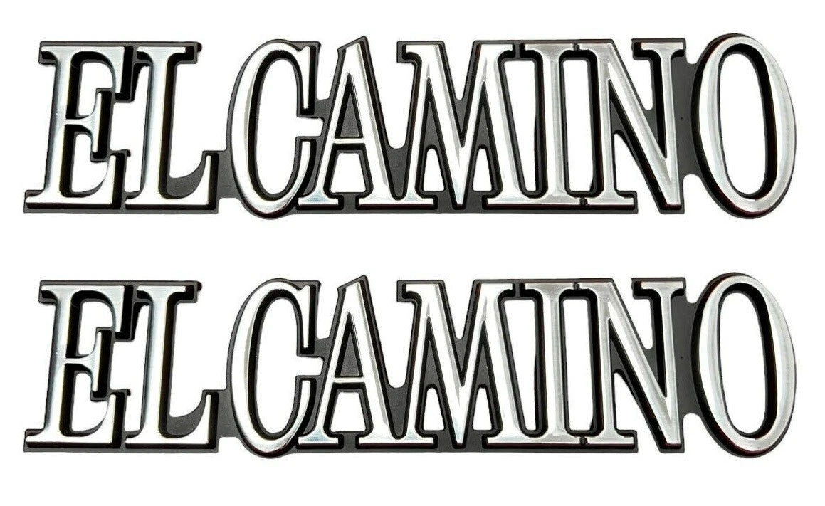 Quarter Panel Emblems Pair Replacement for 1978–1987 Chevy El Camino