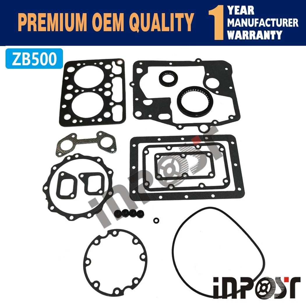 Full Gasket Kit for Kubota Z500 ZB500