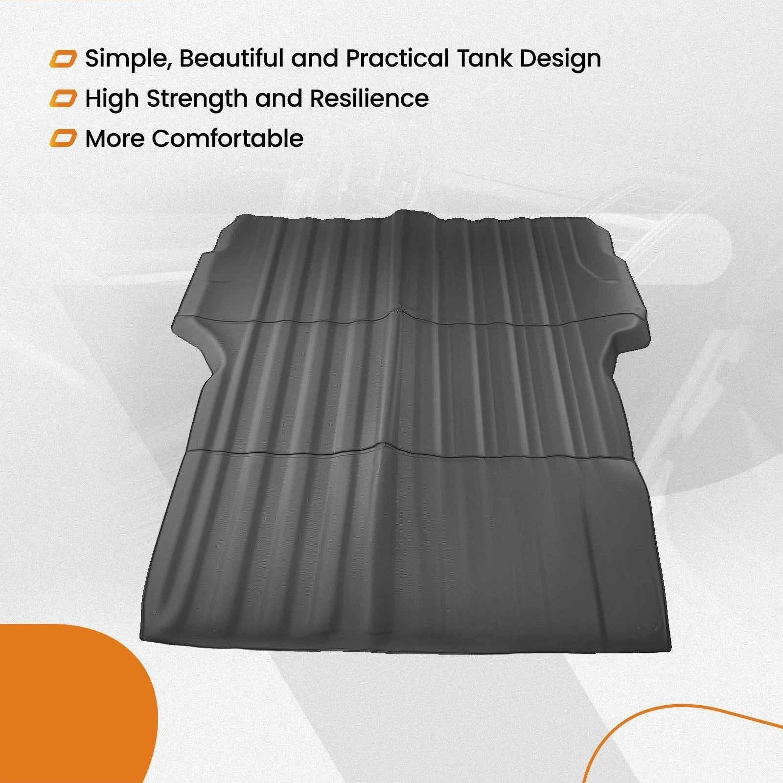 Cargo Liner Rear Truck Mat for GMC Canyon Colorado (2023–2024) TPE 5FT All Weather