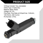 Fuel Injector No.YF1Z9F593AD for Ford Ranger (2001–2003) 3.0L Black
