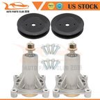 Set of 2 Mandrel/Spindle for Craftsman 42" 48" 54" Mower (N/A) 187292 192870 197473