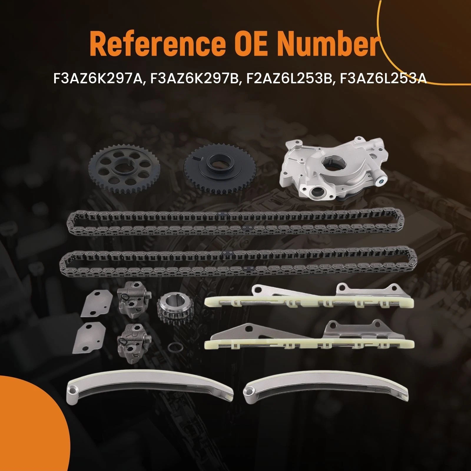 Timing Chain Kit for Ford Crown Victoria/F-150/Expedition 4.6L (1996–2000)