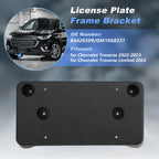 License Plate Bracket for Chevrolet Traverse (2022–2023) No. 84426599/GM1068231