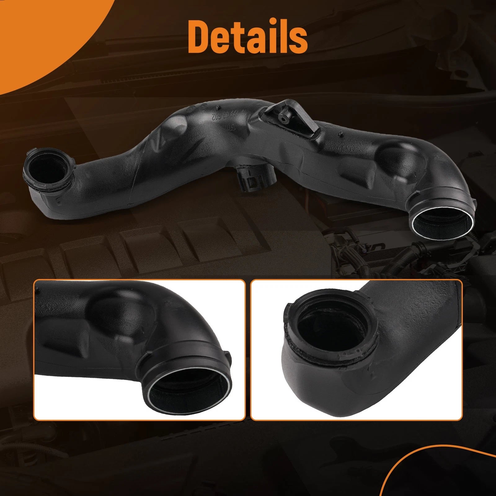 Engine Air Inlet Duct Hose for BMW X6 740i 740Li (2008–2012) 13717571348