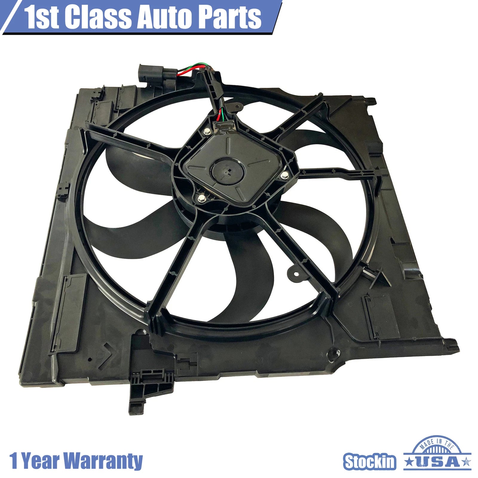 Engine Radiator Cooling Fan Assembly for BMW X5 X6 (2008–2014)