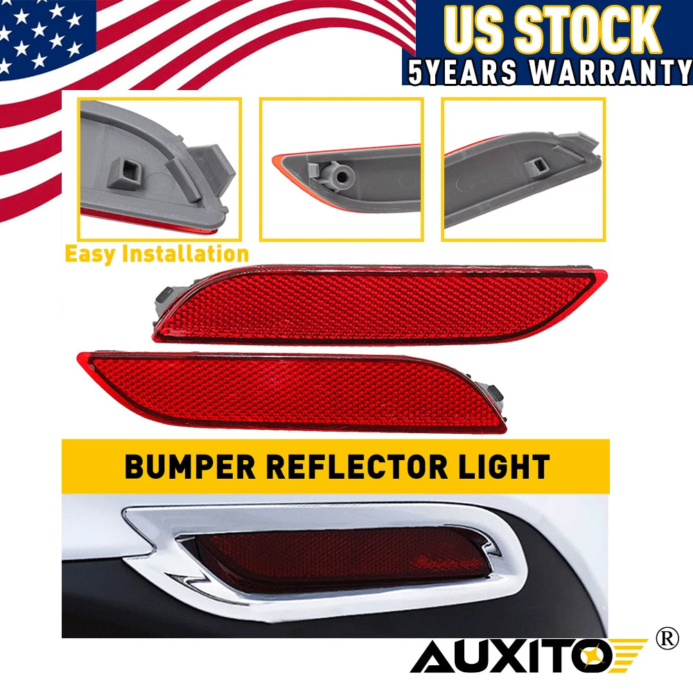 Full LED Bumper Reflector Tail & Brake Lights for Toyota Camry (2018–2023)
