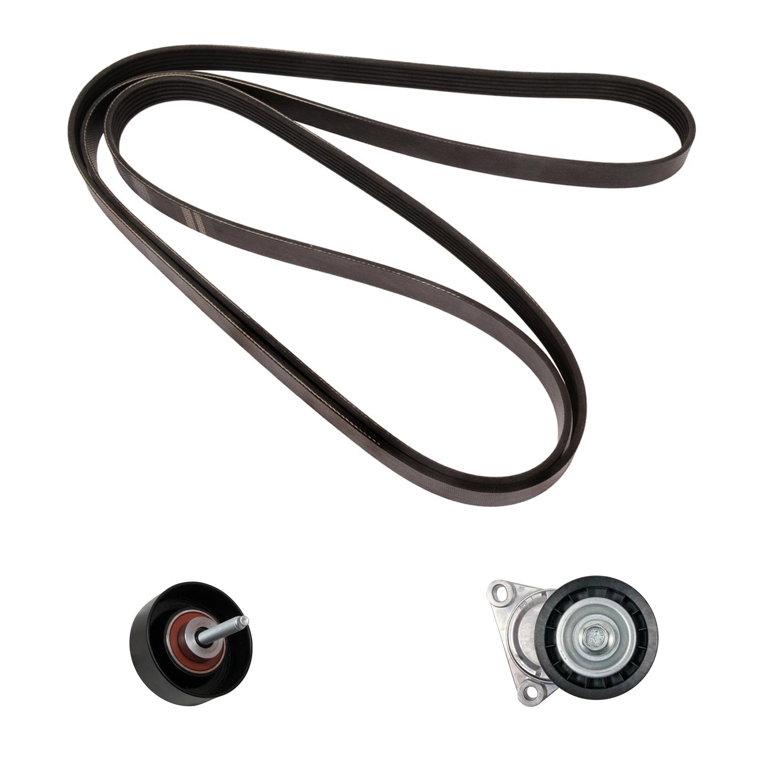 Drive Belt Idler Pulley Tensioner Kit for Mazda 3 6 Mazdaspeed (2004–2009)
