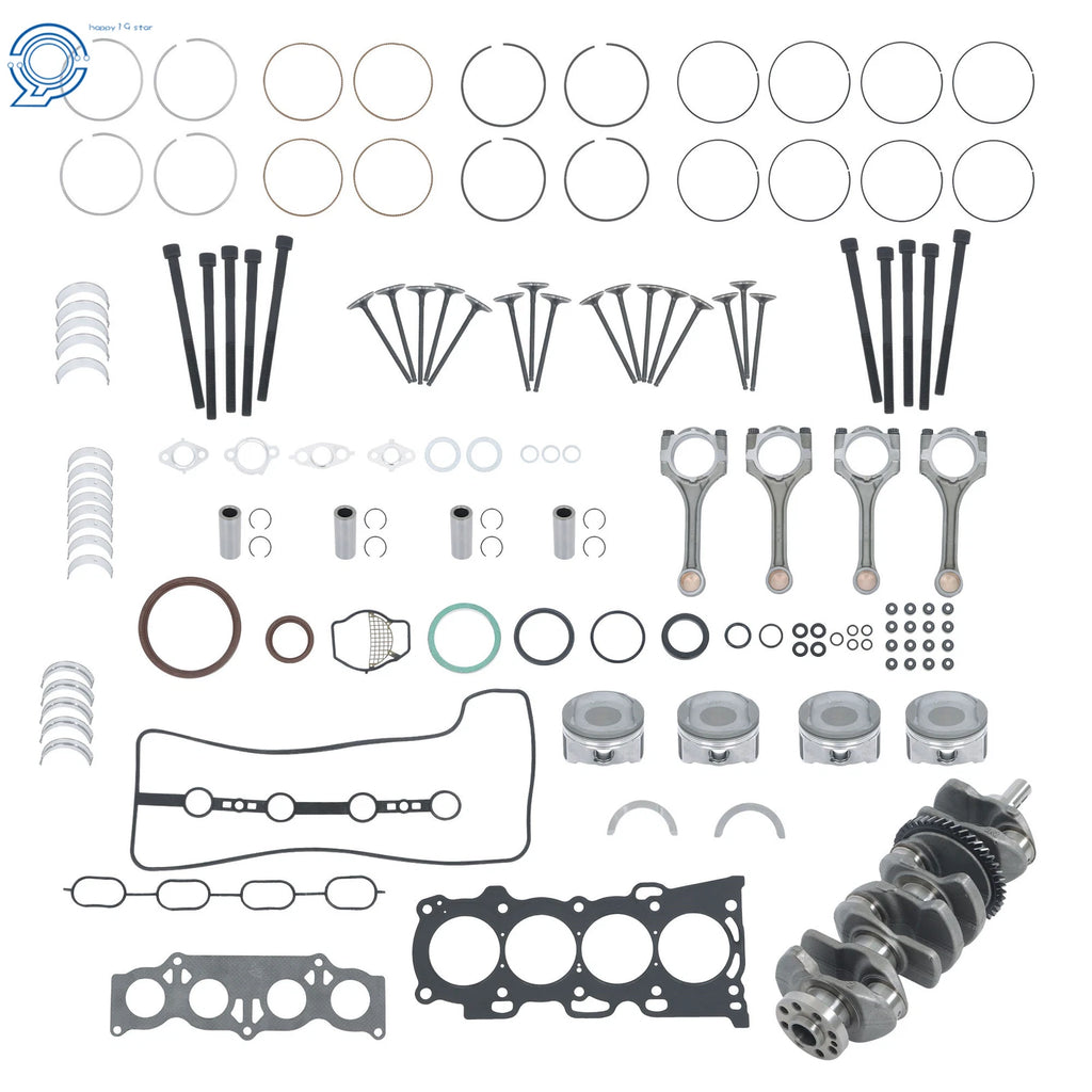 Crankshaft & Piston Rings Set for Toyota Camry Scion 2.4L