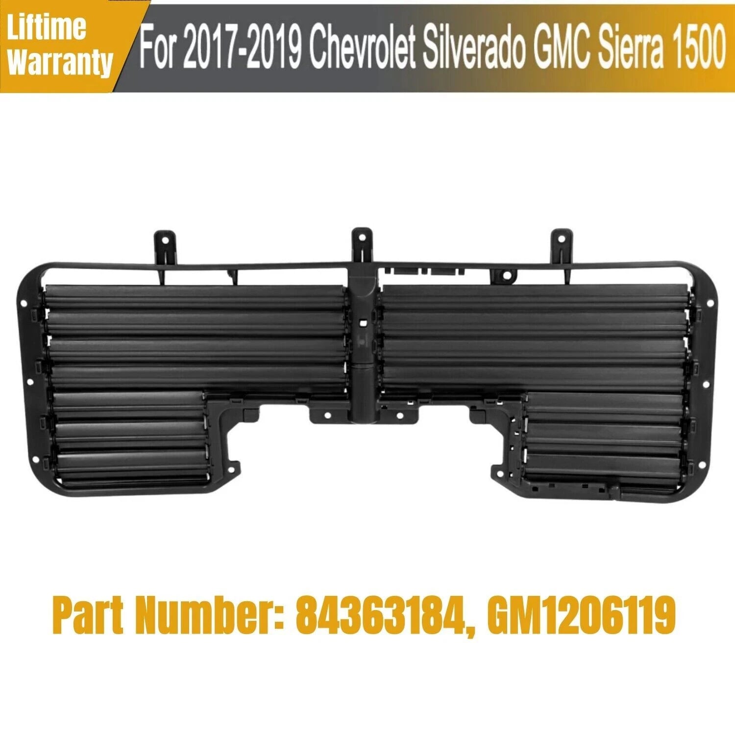 Active Grille Shutter for Chevy Silverado/GMC Sierra 1500 (2017–2019)