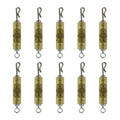 10pcs Quick Release Fishing Connector Swivels Anti Twist High Carbon Steel