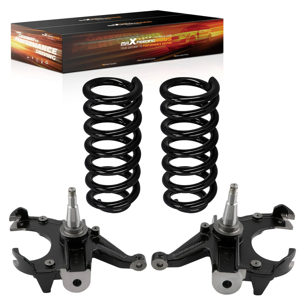 4" Front Lowering Kit for Chevy C10 GMC C15 2WD (1973–1987) - 1.25" Rotor Only