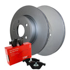Front Brake Kit 325mm Disc Rotors & TRW Pro Pads for BMW X3 (2004–2010)
