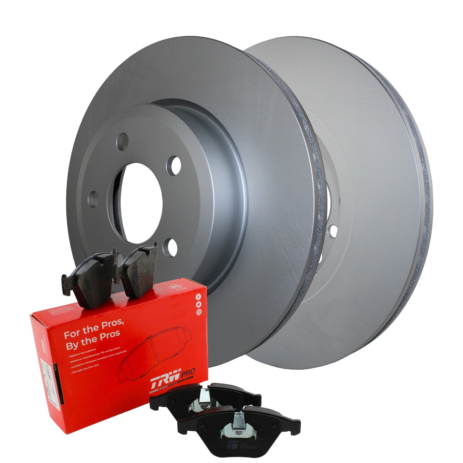 Front Brake Kit 325mm Disc Rotors & TRW Pro Pads for BMW X3 (2004–2010)