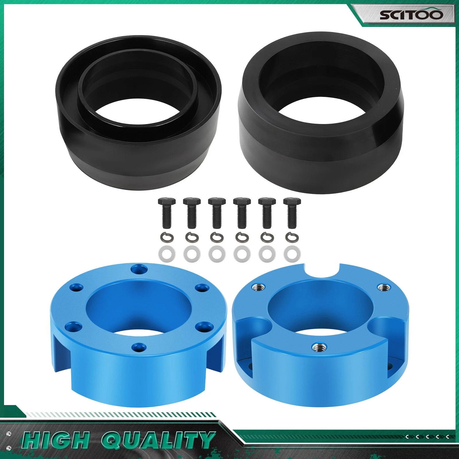 Set of 4 Leveling Lift Kit for Toyota 4Runner (2003–2024) 2WD 4WD