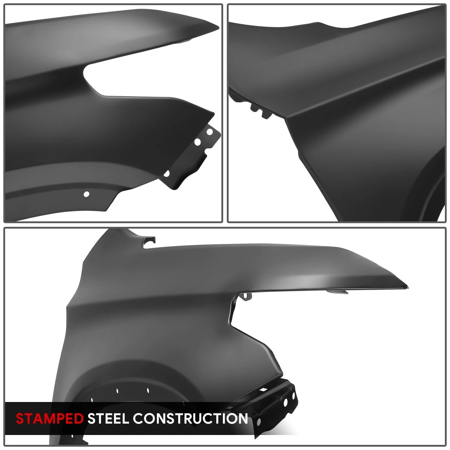 Passenger Right Fender Panel for Chevy Traverse (2018–2024) Black Primered