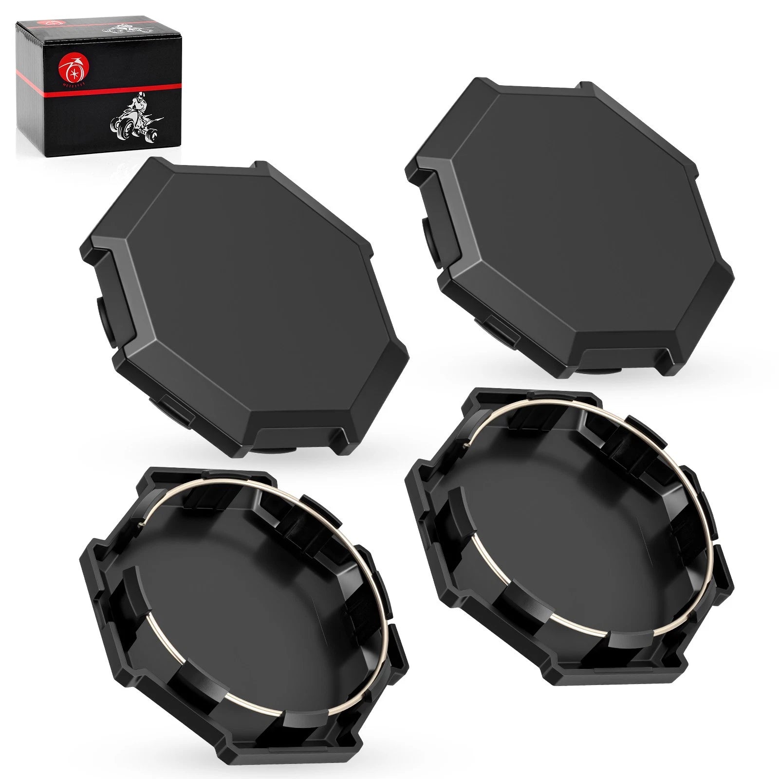 4 Pack Wheel Hub Caps for Polaris Sportsman XP 1000 / Touring XP 1000 (2017–2024)