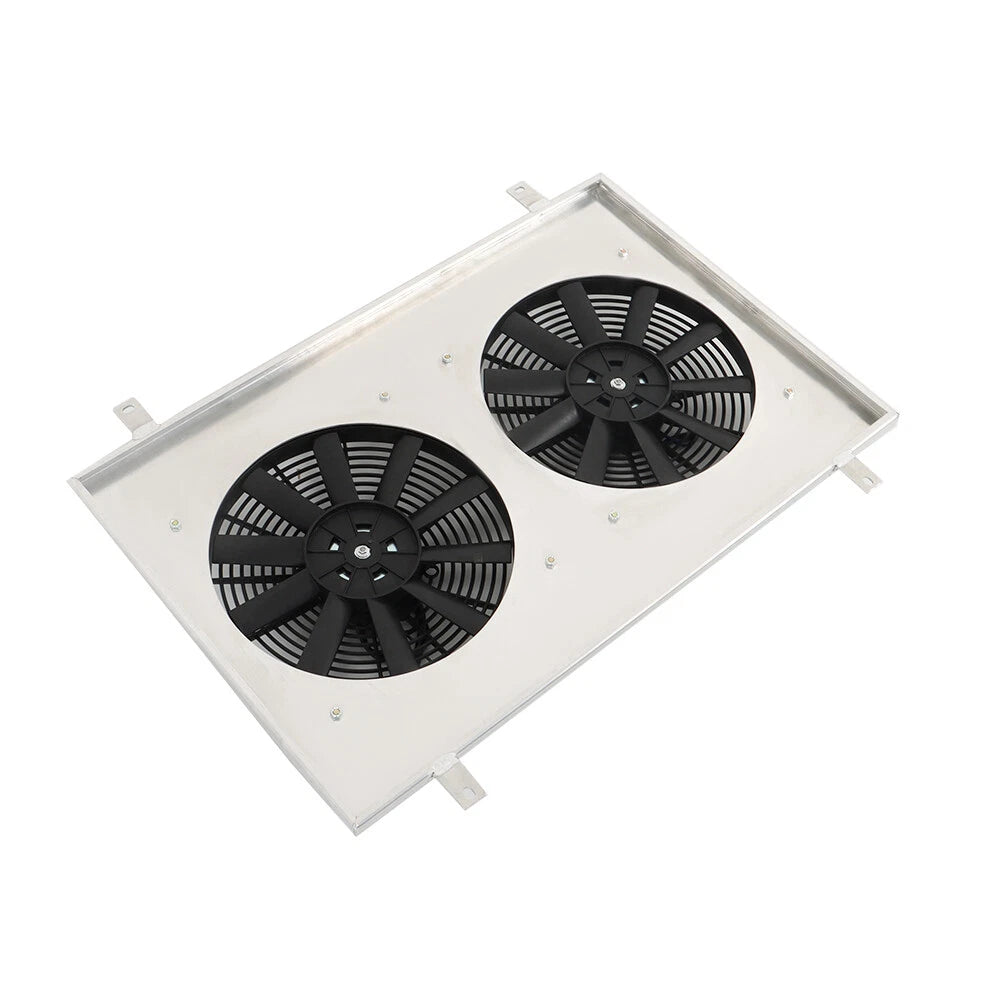 Radiator Shroud with 2 12" Fans for Ford F-Series 150 250 350/Bronco (1985–1997)