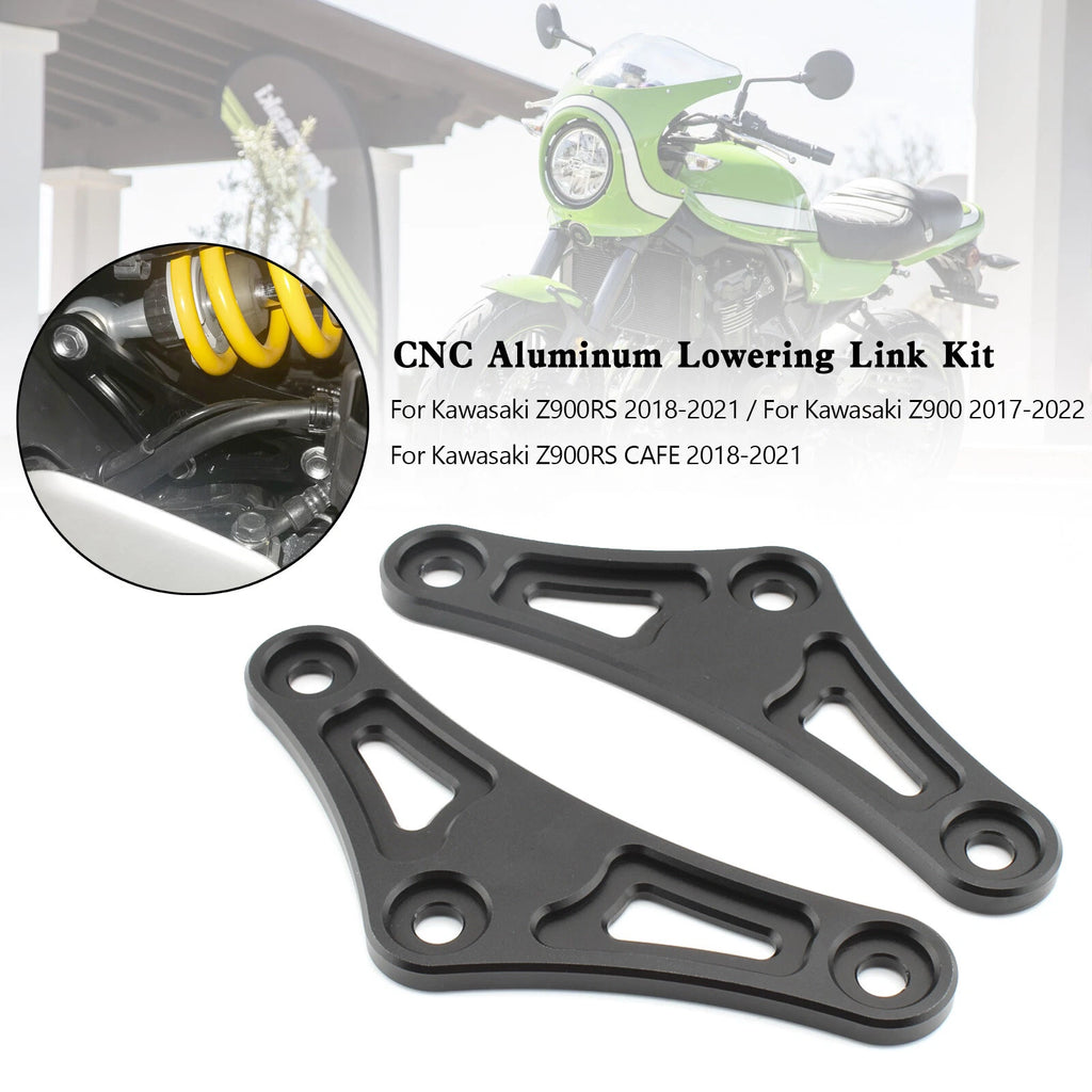 CNC Aluminum Lowering Link Kit 30mm for Kawasaki Z900RS CAFE Z900 (2017–2022)