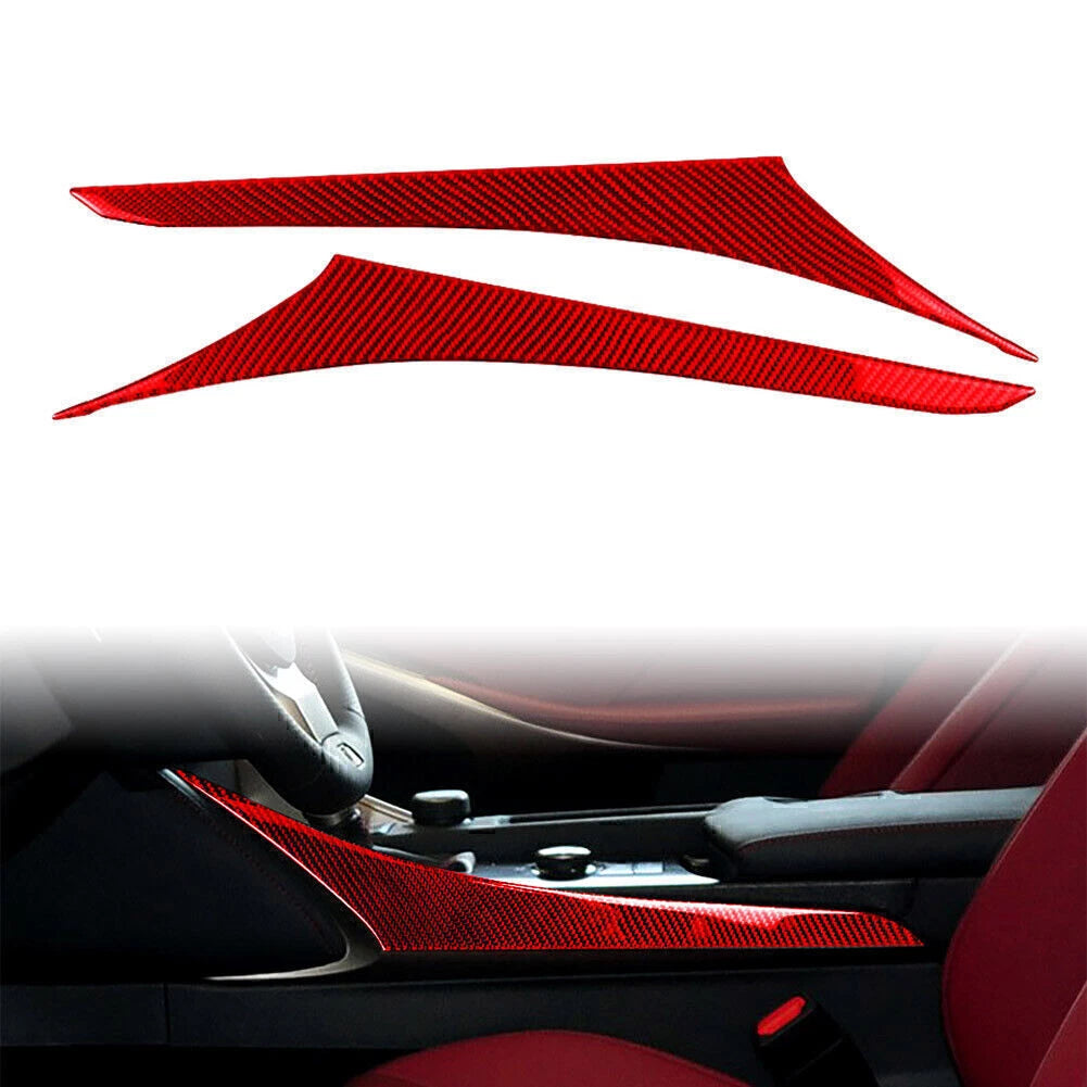 Red Interior Gear Shift Panel Side Trim for Lexus IS250 IS300 IS350 IS200t (2013–2020)