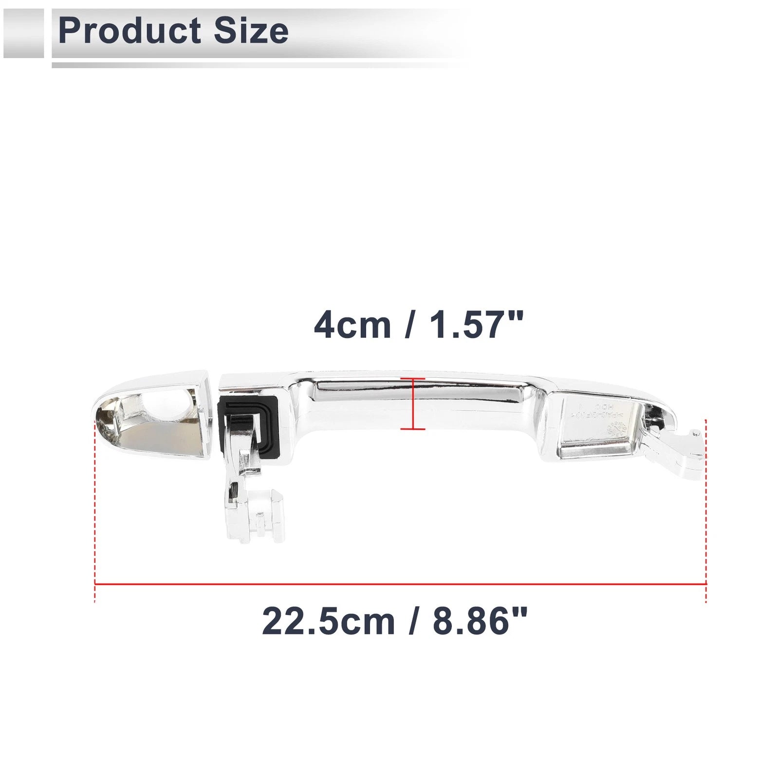 Front Left Door Handle for Hyundai Elantra (2007–2012) No. 826512H000