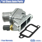 Thermostat Housing with Sensor and Gasket for Volvo V70 S60 (2003–2007)